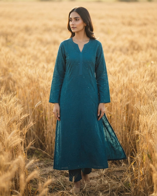 Luxury Khaddar Unstitched 2-Piece Suit – Design 4